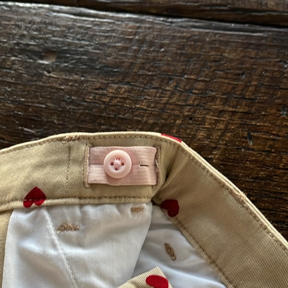 Very cute girls size 7 pants with red hearts. NWT - Picture 5 of 5